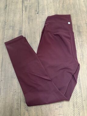 Yogalicious women’s Maroon High-Rise Leggings
